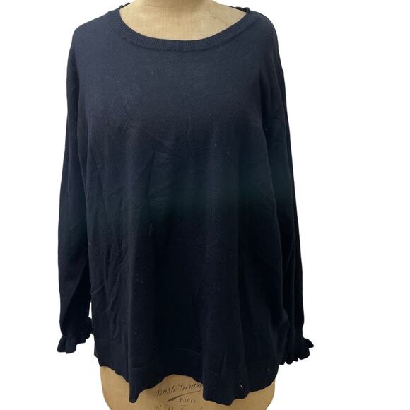 Lori Felt Round Neck‎ Long Sleeve Sweater - Women's 3X - Picture 1 of 6